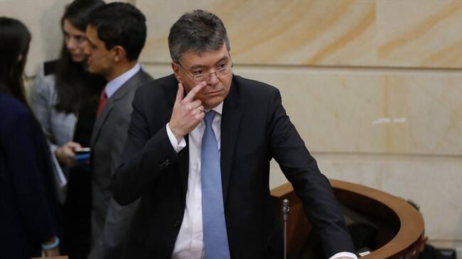 El ministro de Hacienda, Mauricio Cárdenas, durante debate de la reforma tributaria. Foto: Colprensa
