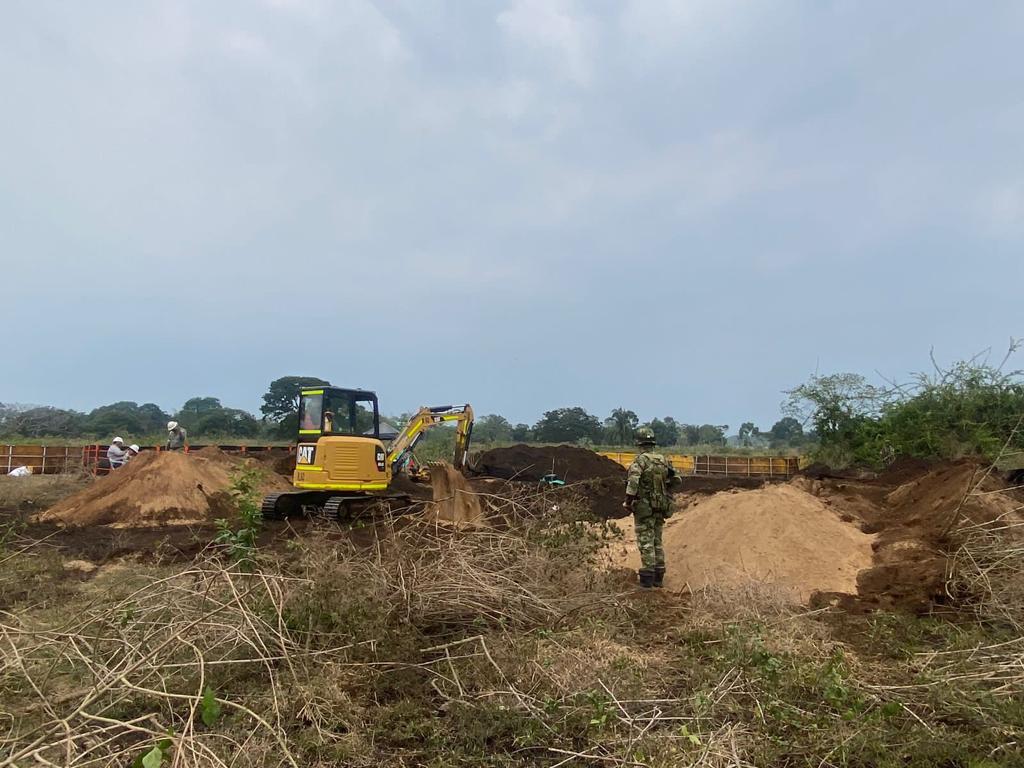 Vigilancia del Ejército al oleoductos. Cortesía: Fuerzas Militares.