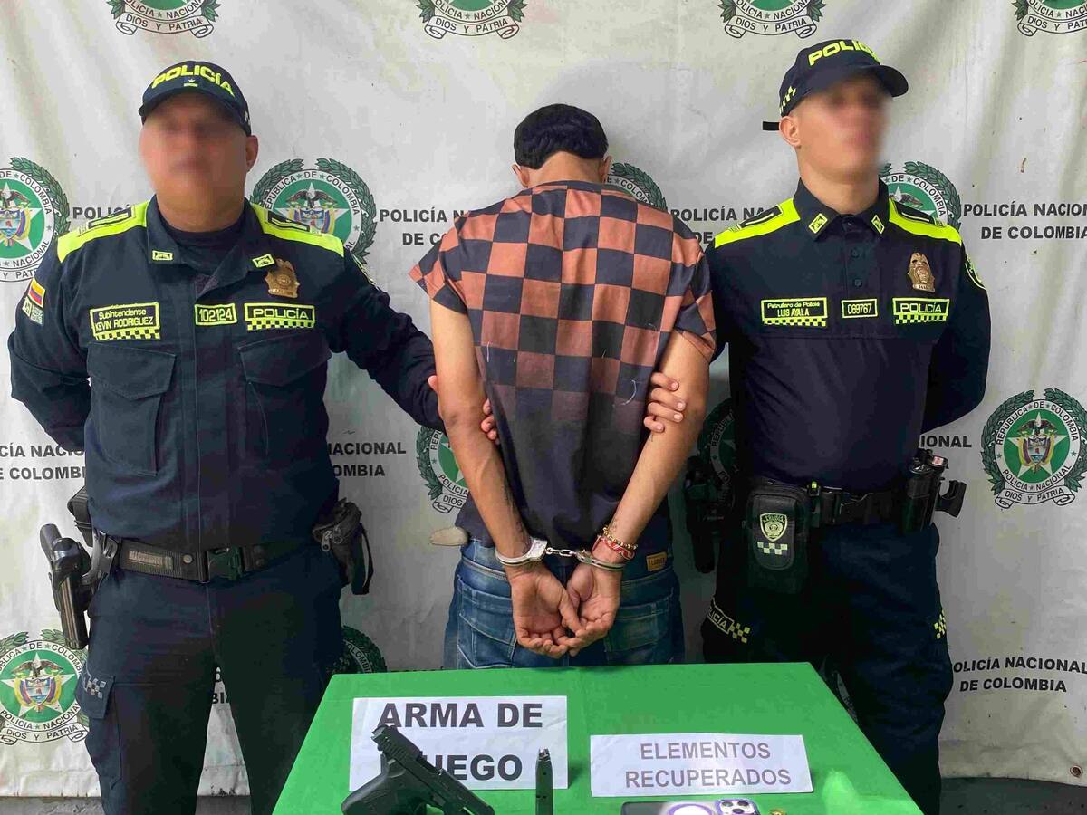 Persecución policial dejó un presunto atracador capturado en el barrio Blas de Lezo