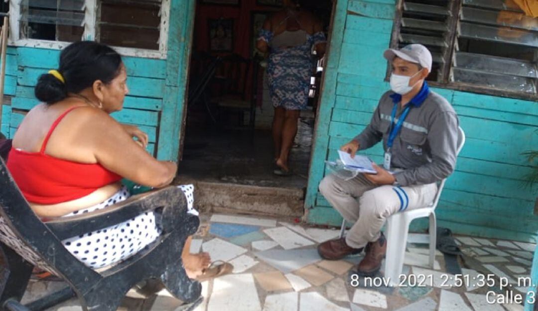 Habitantes de los sectores La Bonga y Catalina 2.000 del barrio Puerta de Hierro comenzarán a recibir sus facturas individuales