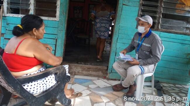 Habitantes de los sectores La Bonga y Catalina 2.000 del barrio Puerta de Hierro comenzarán a recibir sus facturas individuales