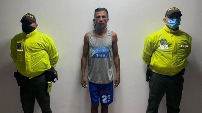 El operativo se adelantó en el barrio Camilo Torres, donde le encontrar 22 gramos de base de coca.