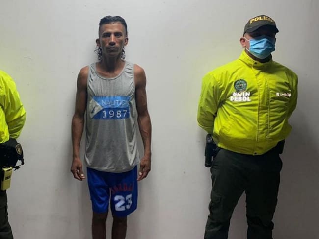El operativo se adelantó en el barrio Camilo Torres, donde le encontrar 22 gramos de base de coca.