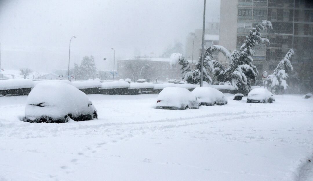 Tormenta de nieve en España