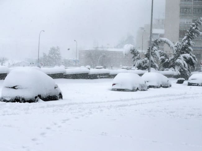 Tormenta de nieve en España