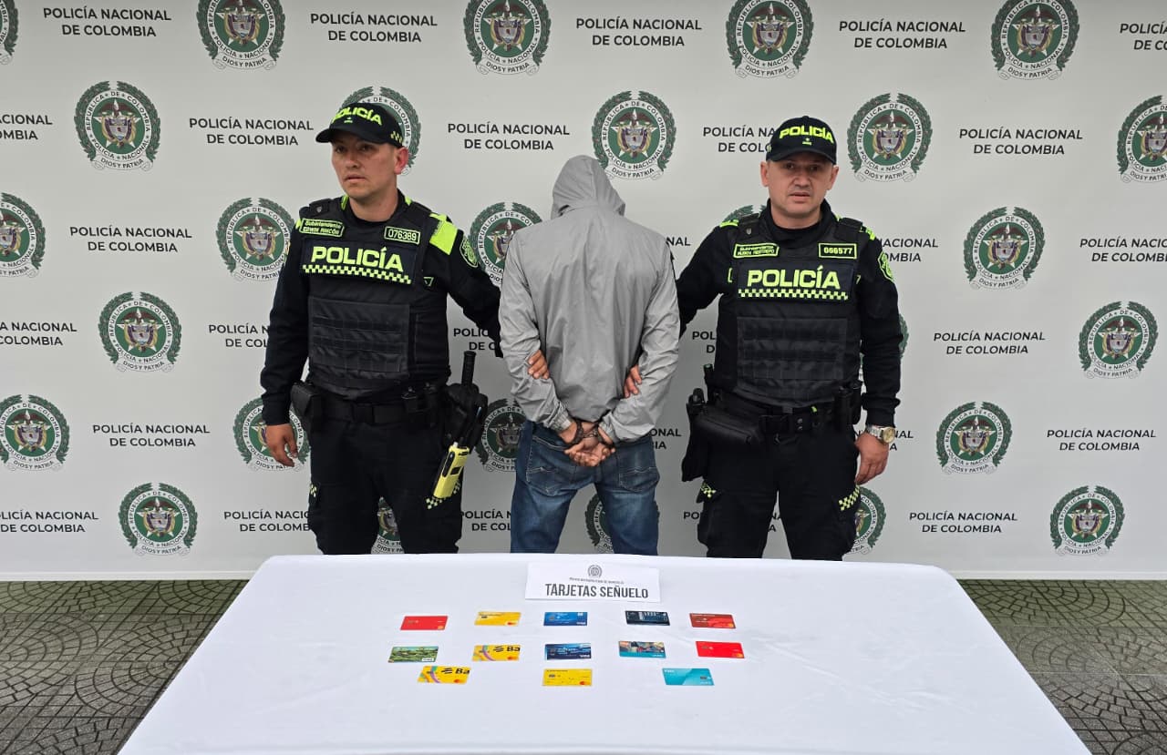 Fotografía de la persona capturada - Policía de Manizales