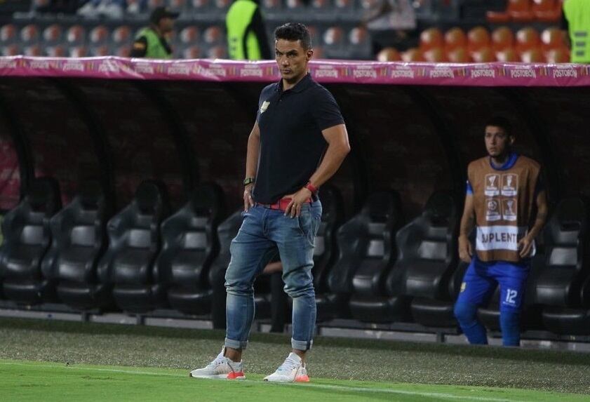 Lucas González, entrenador de Águilas Doradas / Colprensa