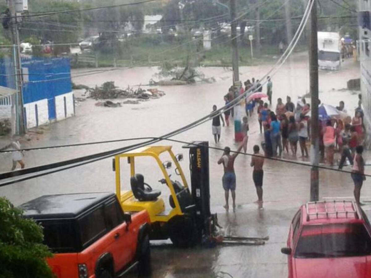 Hombre desapareció en canal de aguas lluvias en occidente de Cartagena
