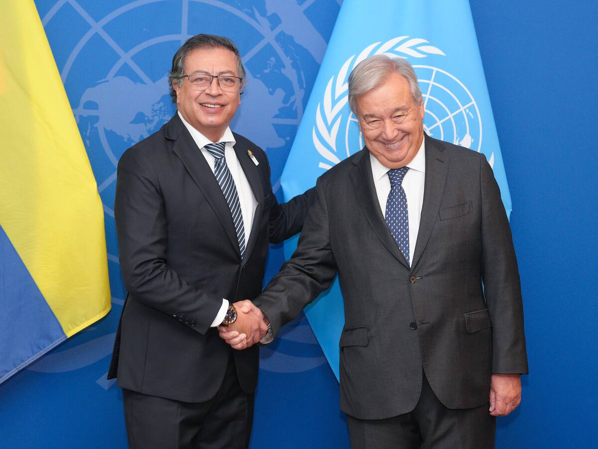 Presidente Petro se reunió con Secretario de la ONU