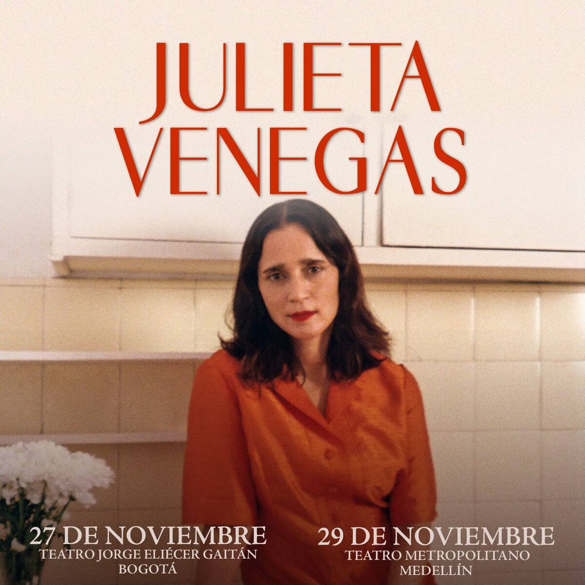 Julieta Venegas, Regresa a Colombia con 2 conciertos