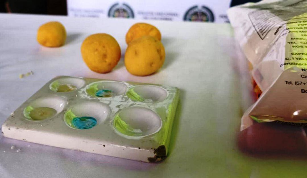 Este puede ser el caso más novedoso donde habían diseñado en moldes irregulares la droga que pesó cerca de 1.300 kilos 