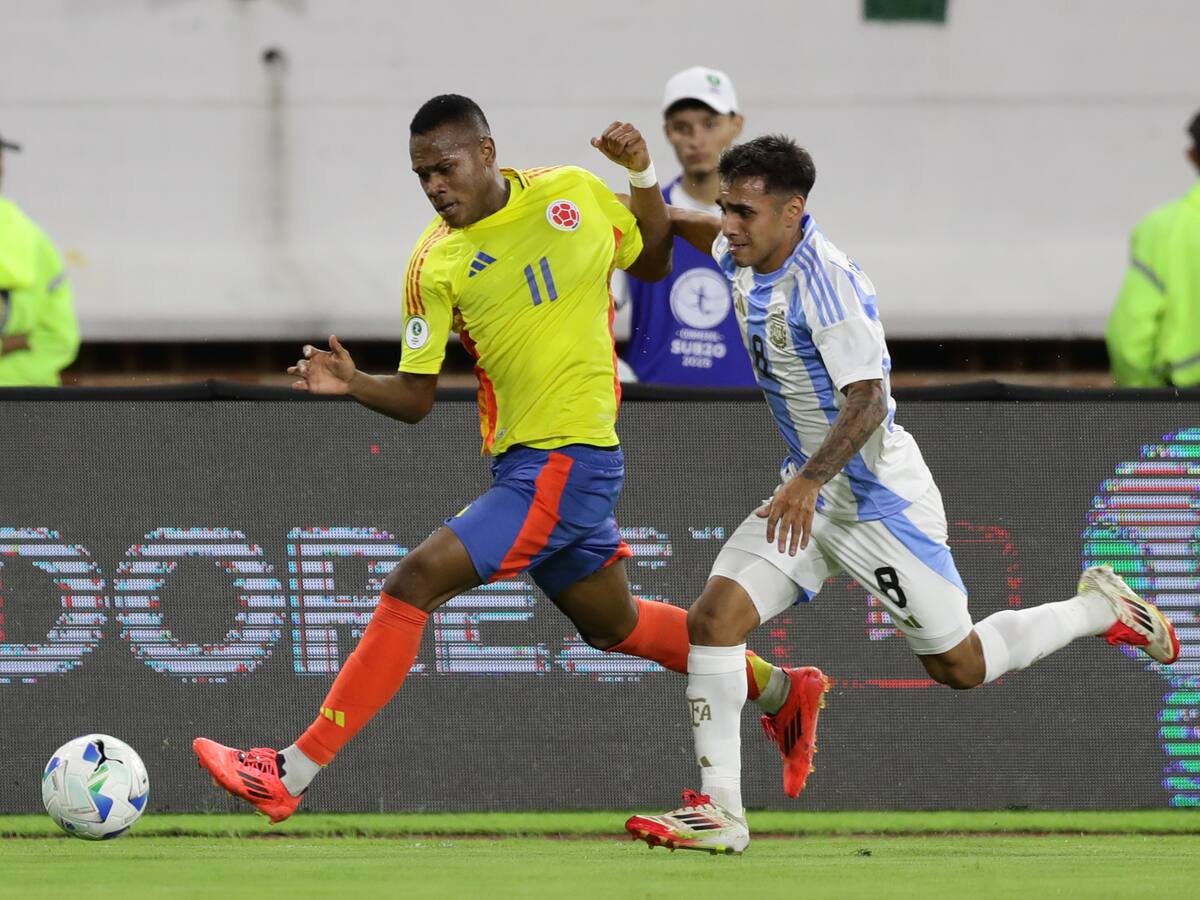 Colombia cae ante Argentina y se despide de la opción del título en el Sudamericano Sub-20