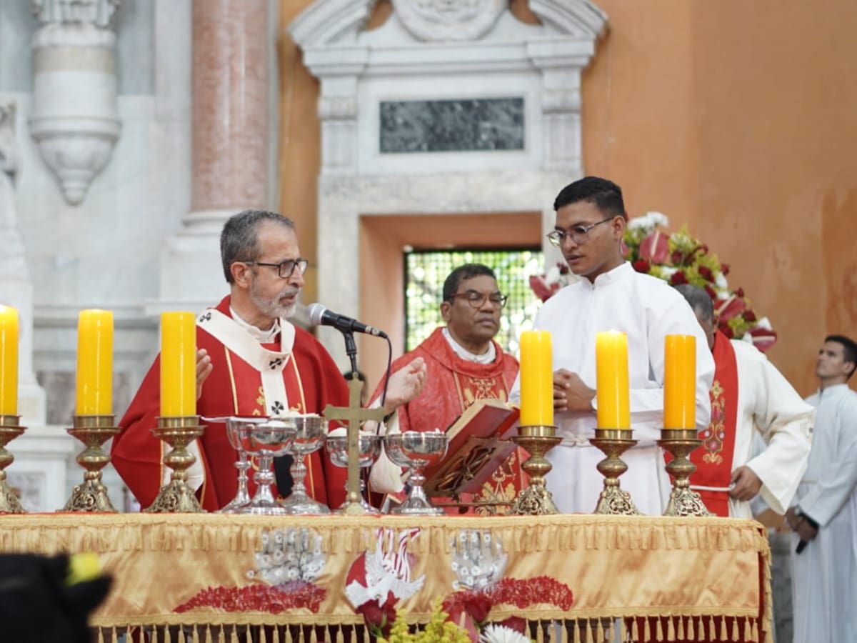 Arzobispo de Cartagena rindió homenaje a Santo Cristo de la Expiración