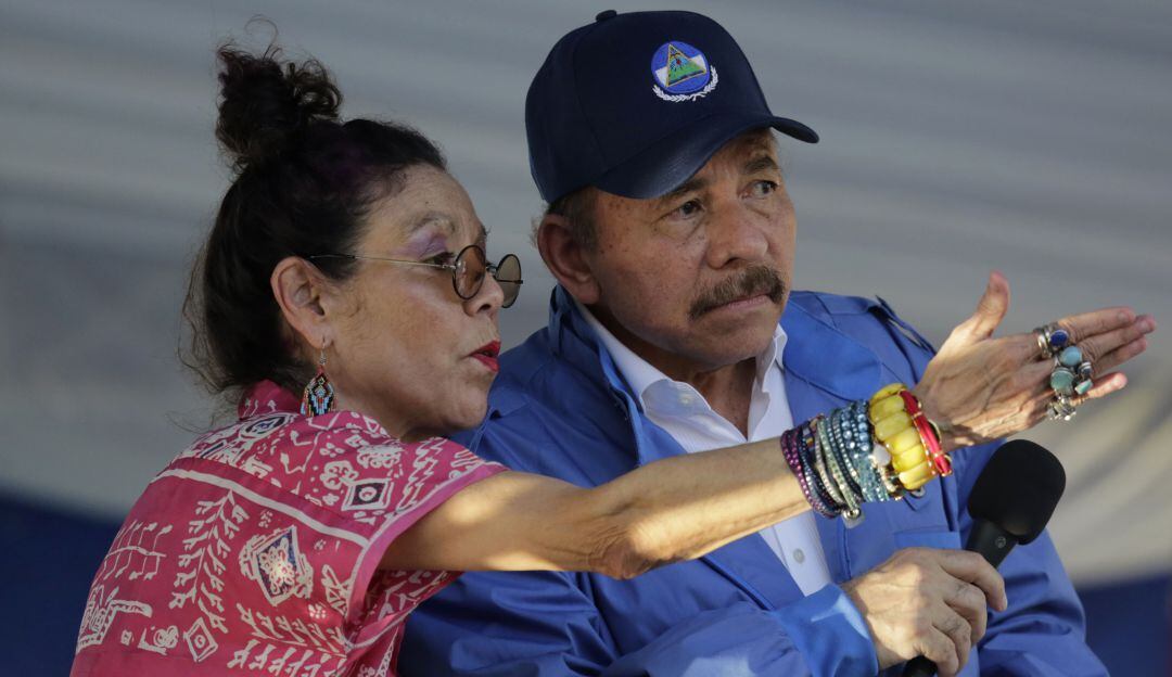 Rosario Murillo y Daniel Ortega
