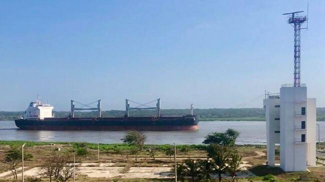 “Northern Dancer” en el canal de acceso al Puerto de Barranquilla