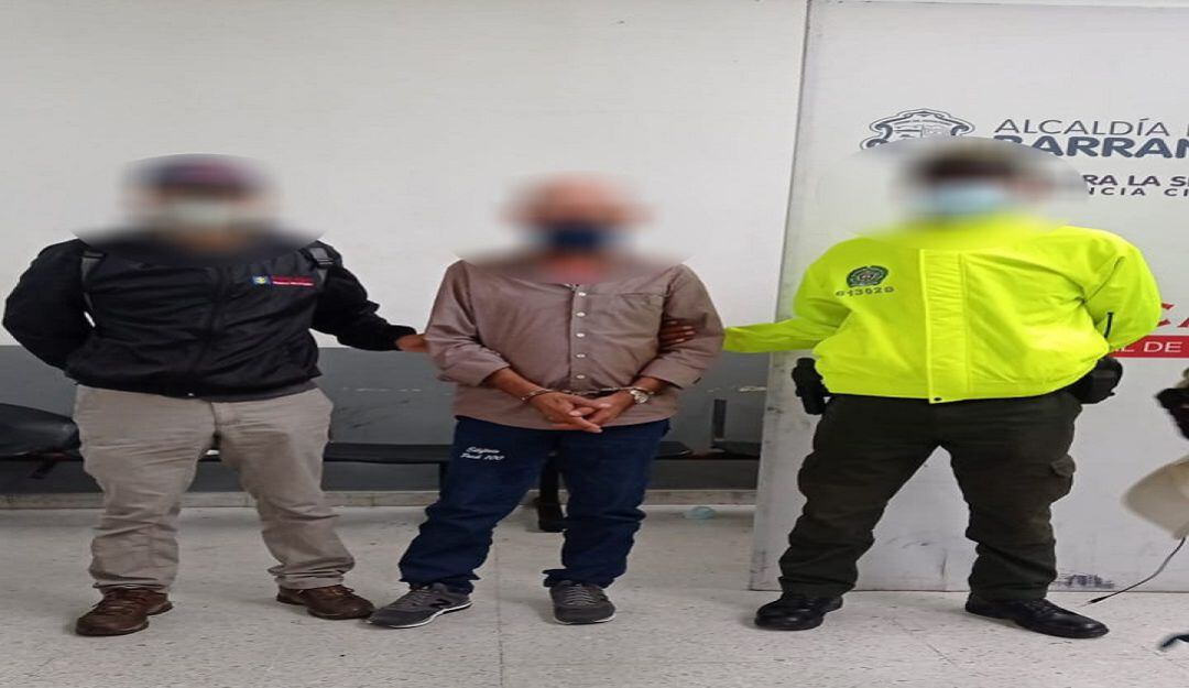Uno de los capturados por abuso sexual a menores en Barranquilla.