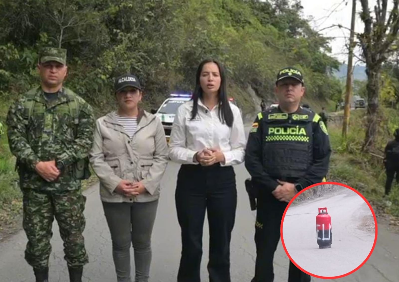 Las autoridades de Boyacá, en cabeza de la secretaria de Gobierno Alejandra Pico, adelantaron un Consejo Extraordinario de Seguridad en Chivor.