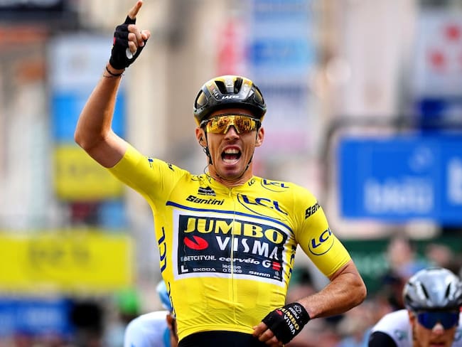 Christophe Laporte del Jumbo Visma, gana la tercera etapa del Criterium del Dauphine 2023 (Photo by Dario Belingheri/Getty Images)