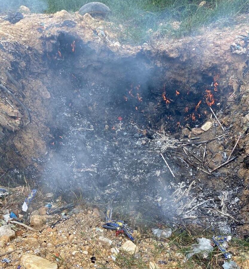 Destruyen 100 kilos de pólvora