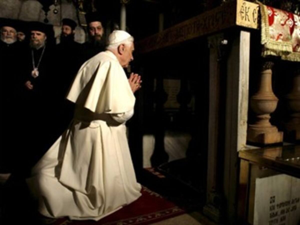 El Papa se despide de Tierra Santa implorando la convivencia dos Estados y en paz