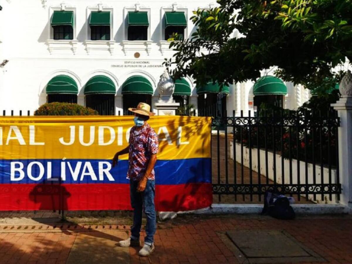 Empleados en Cartagena se sumaron a paro de Asonal Judicial