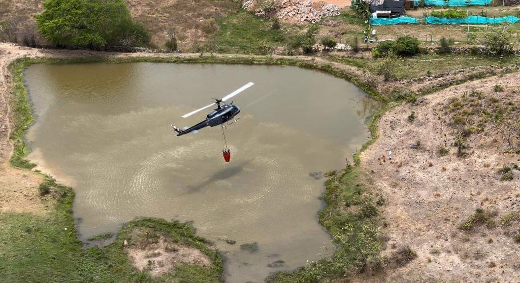 Nueve veredas afectadas por incendio forestal en Yaguara.