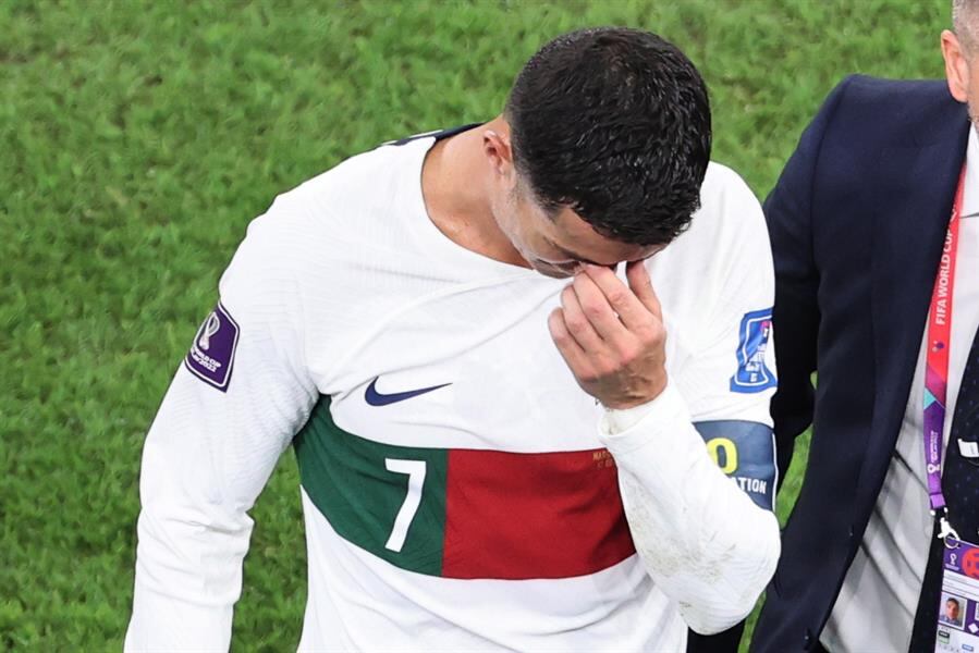 Cristiano Ronaldo se retira del Mundial Qatar 2022 / Foto: EFE