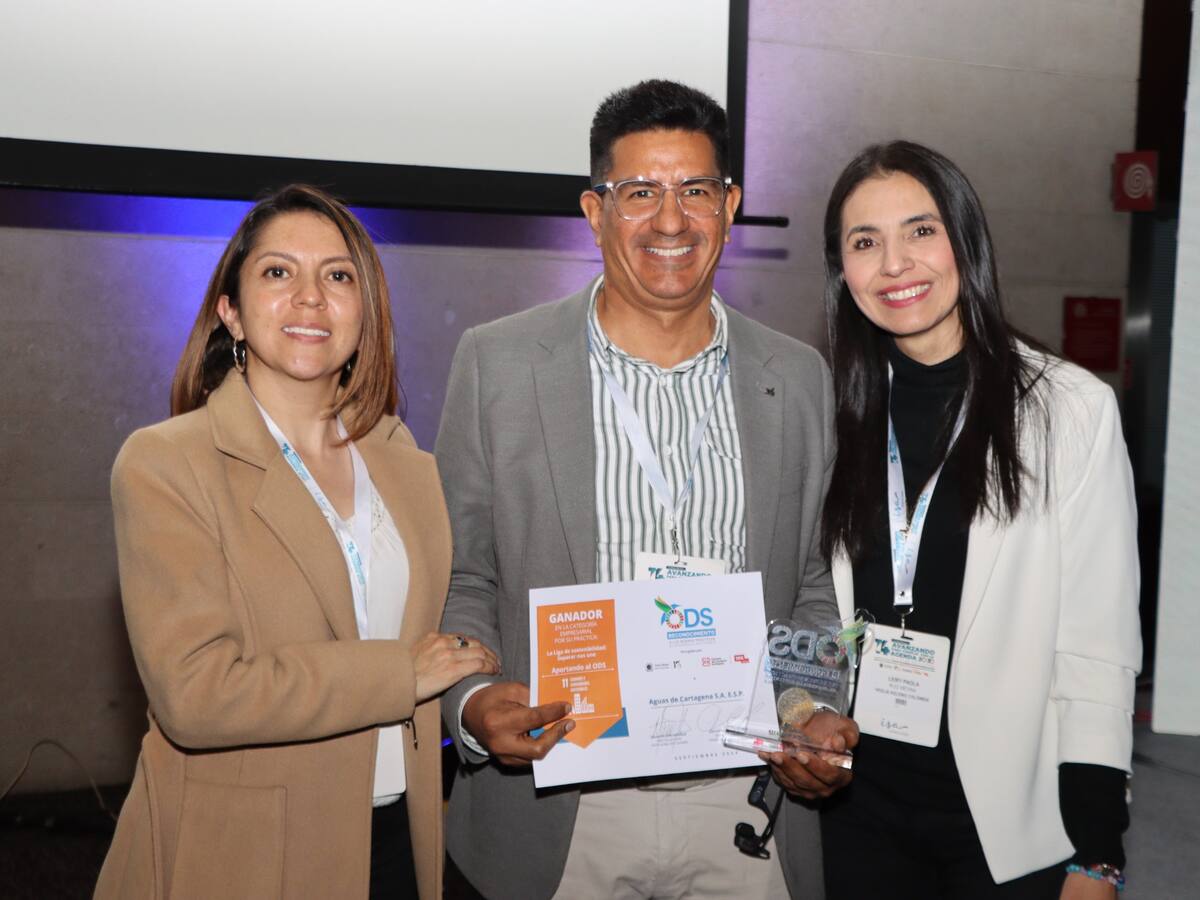 Buenas prácticas ambientales en Aguas de Cartagena fueron reconocidas por ONU