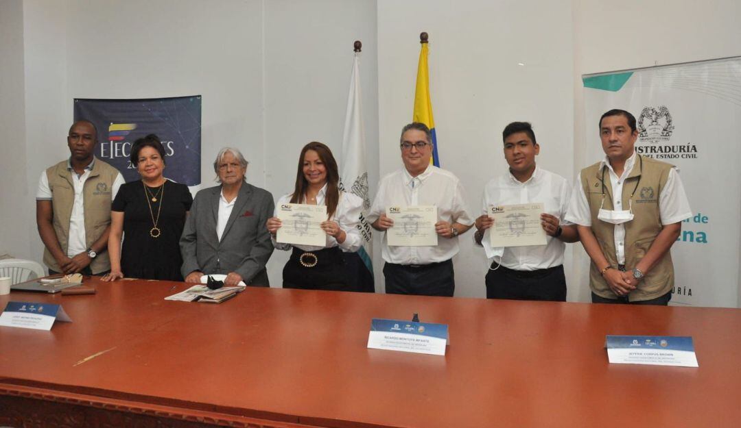 Representantes a la Cámara por el Magdalena reciben credenciales