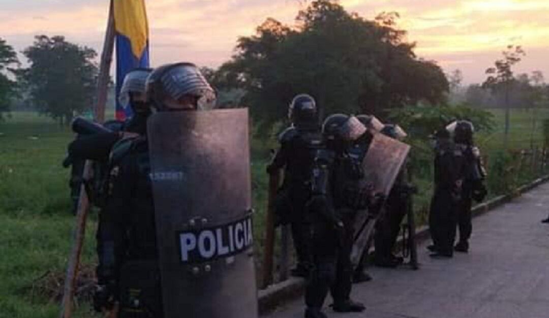 Desalojo en zona rural de Cúcuta