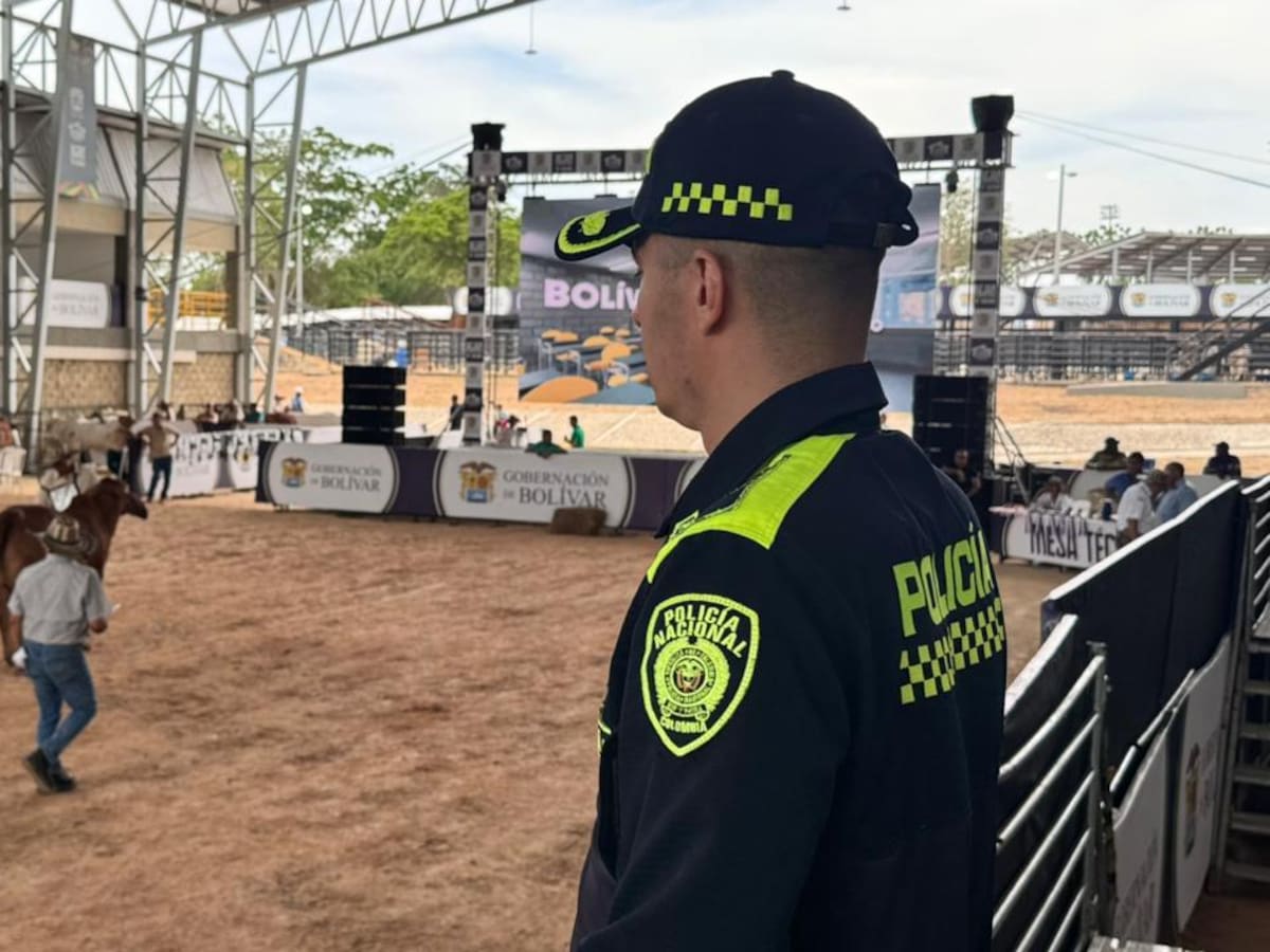 Más de 70 policías garantizan seguridad de Agro Bolívar 2026 en Magangué