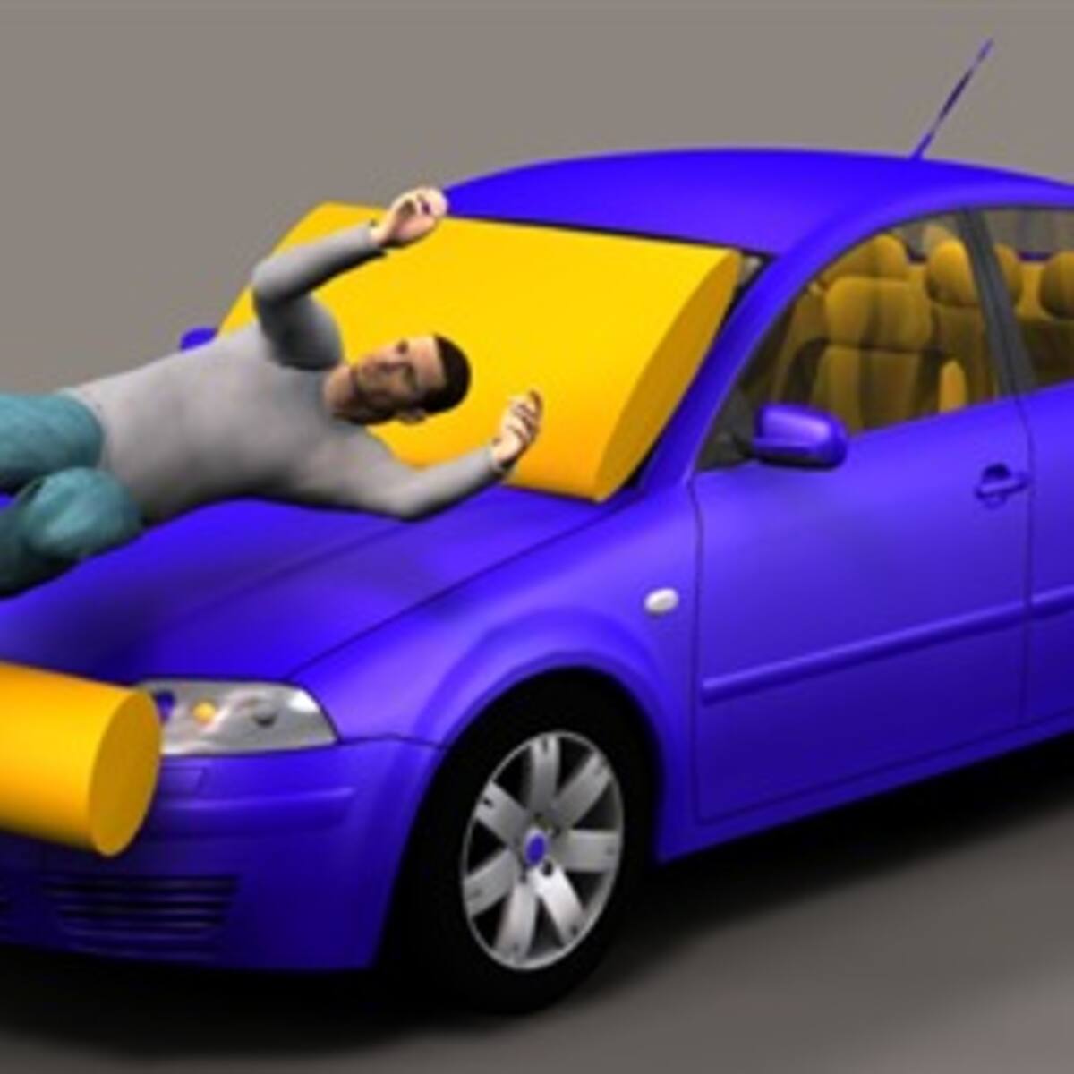 Sale el primer carro con airbag para peatones