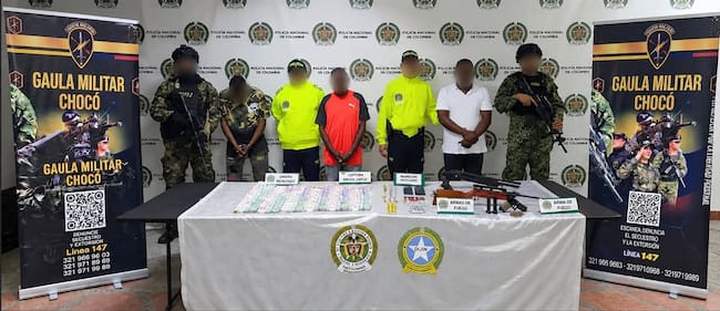 Capturados tres integrantes del Clan del Golfo, entre ellos un cabecilla financiero