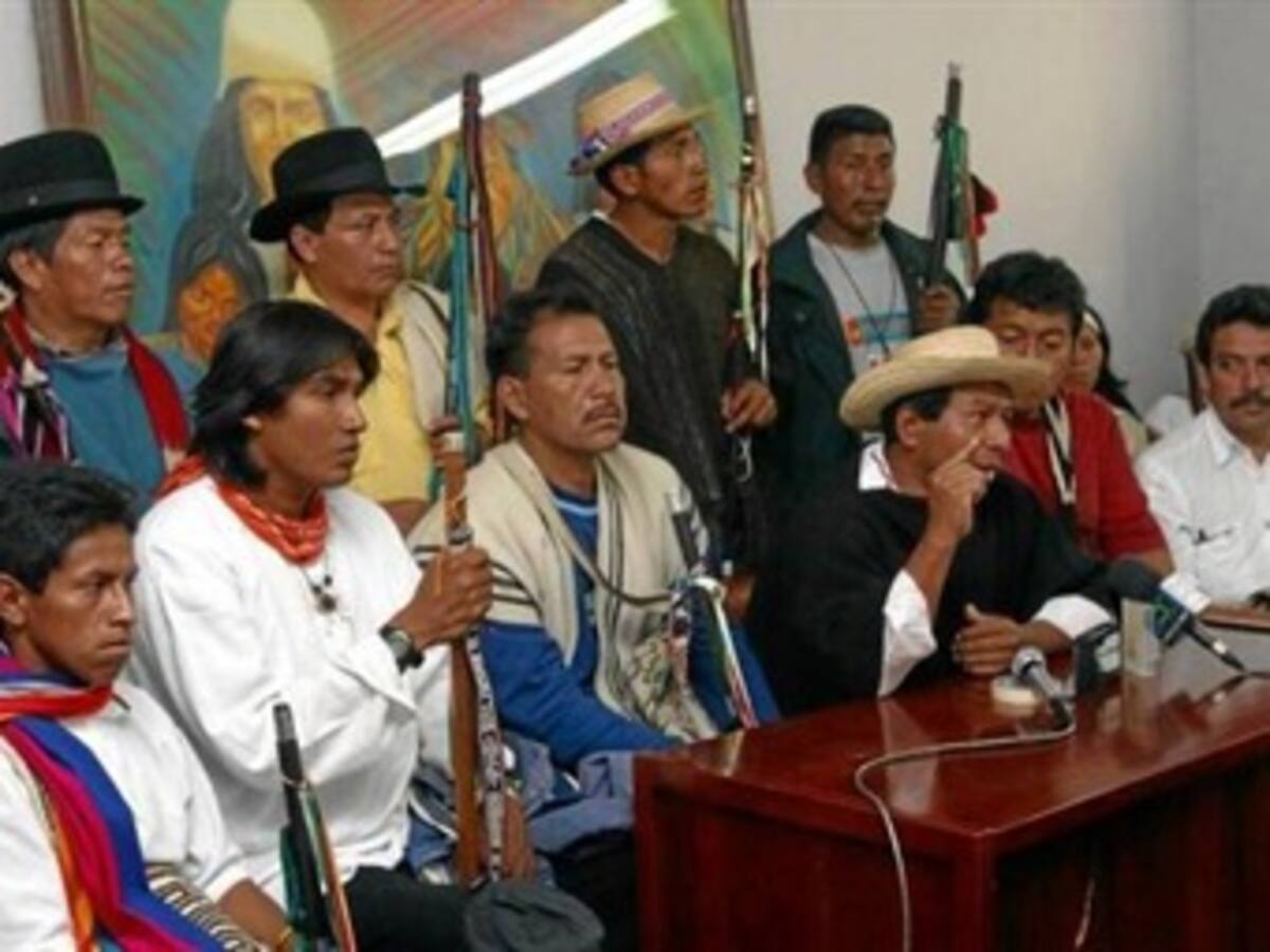 Sin ministros no hay diálogo, dice líder indígena del Cauca