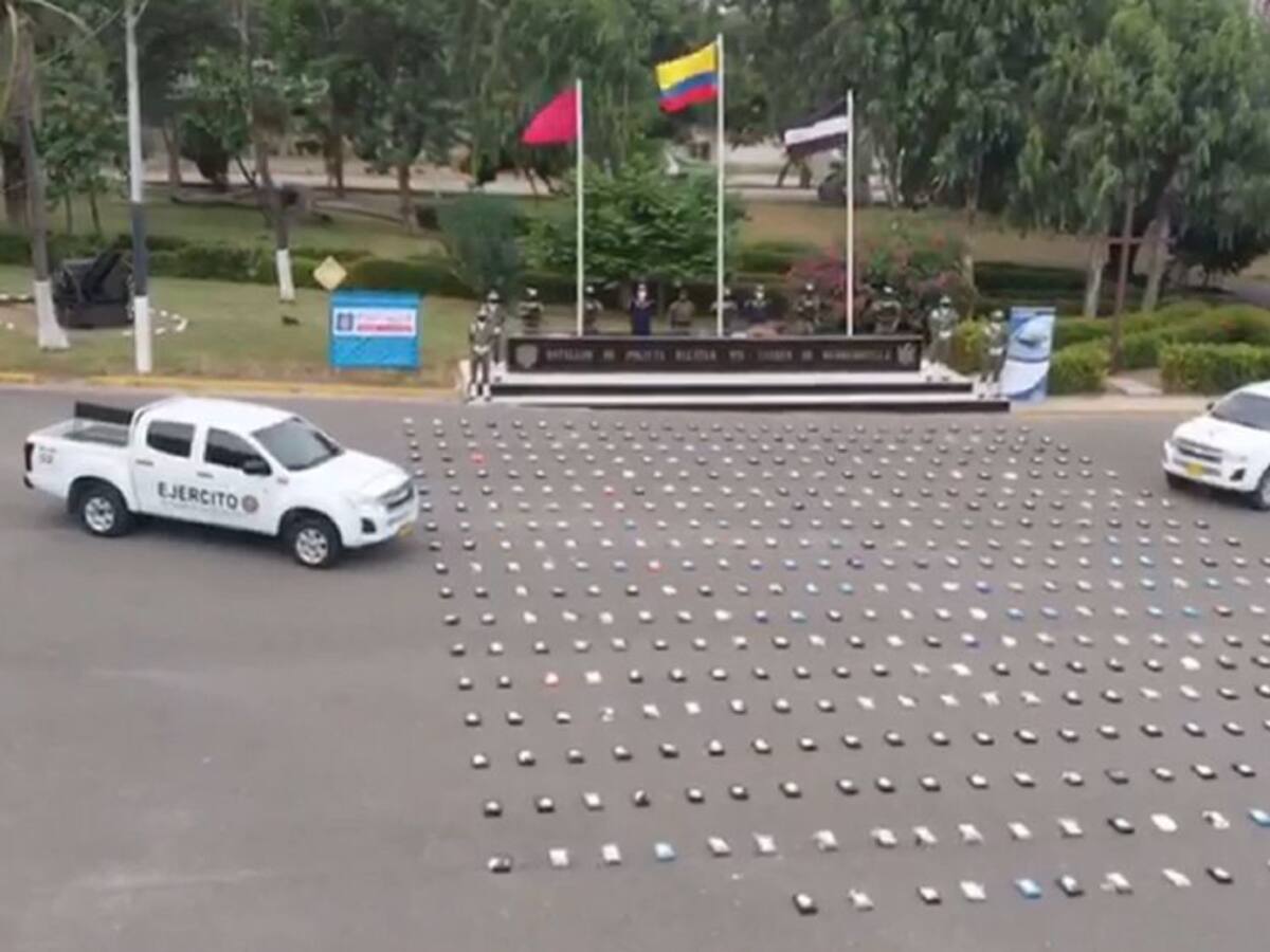 Incautan 500 kilogramos de cocaína al Clan del Golfo en el Atlántico