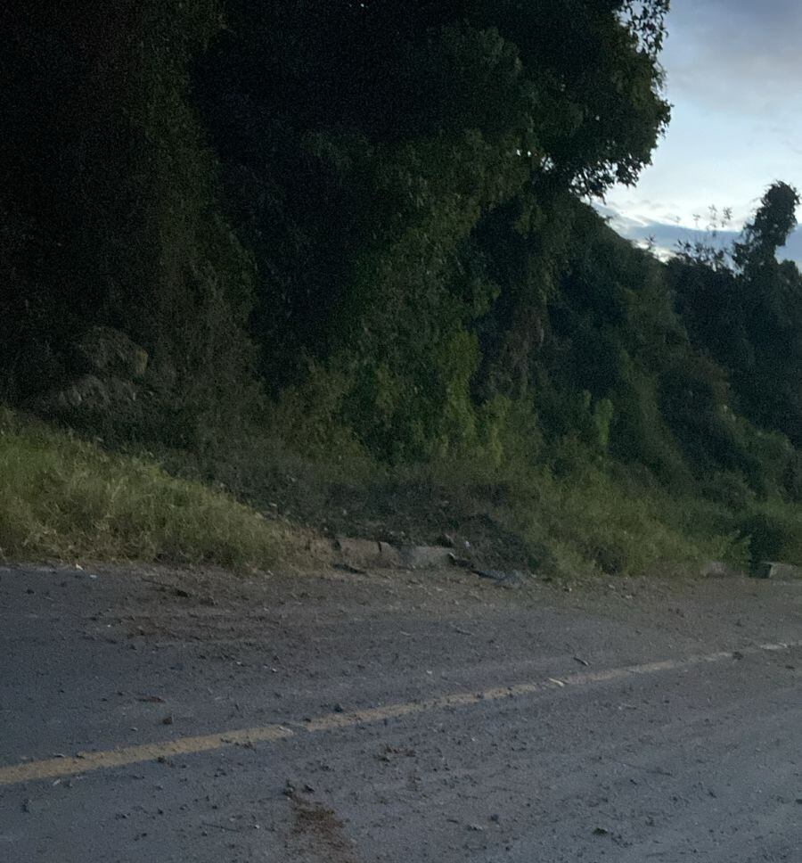 Zona del ataque con explosivos a una patrulla en Chinácota, Norte de Santander / Foto: Cortesía