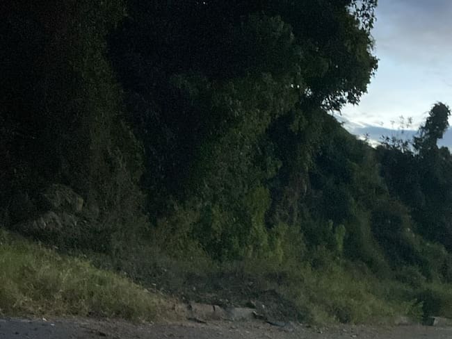 Zona del ataque con explosivos a una patrulla en Chinácota, Norte de Santander / Foto: Cortesía