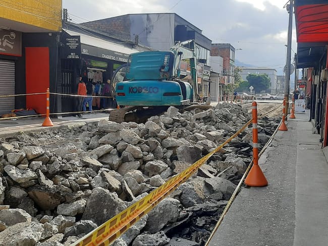 Obras de infraestructura en la carrera séptima de Pereira - Caracol Radio Pereira