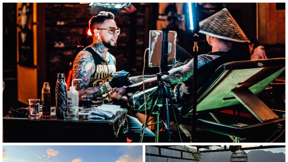 El arte del tatuaje navega por las aguas de la represa de Prado, en el Tolima