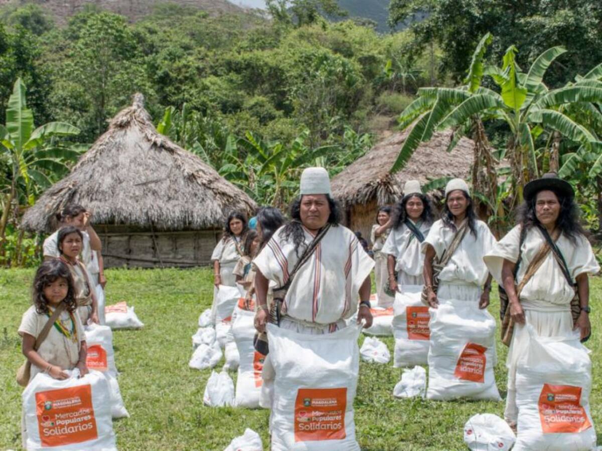 Más de 10 mil indígenas de la Sierra Nevada reciben ayudas humanitarias