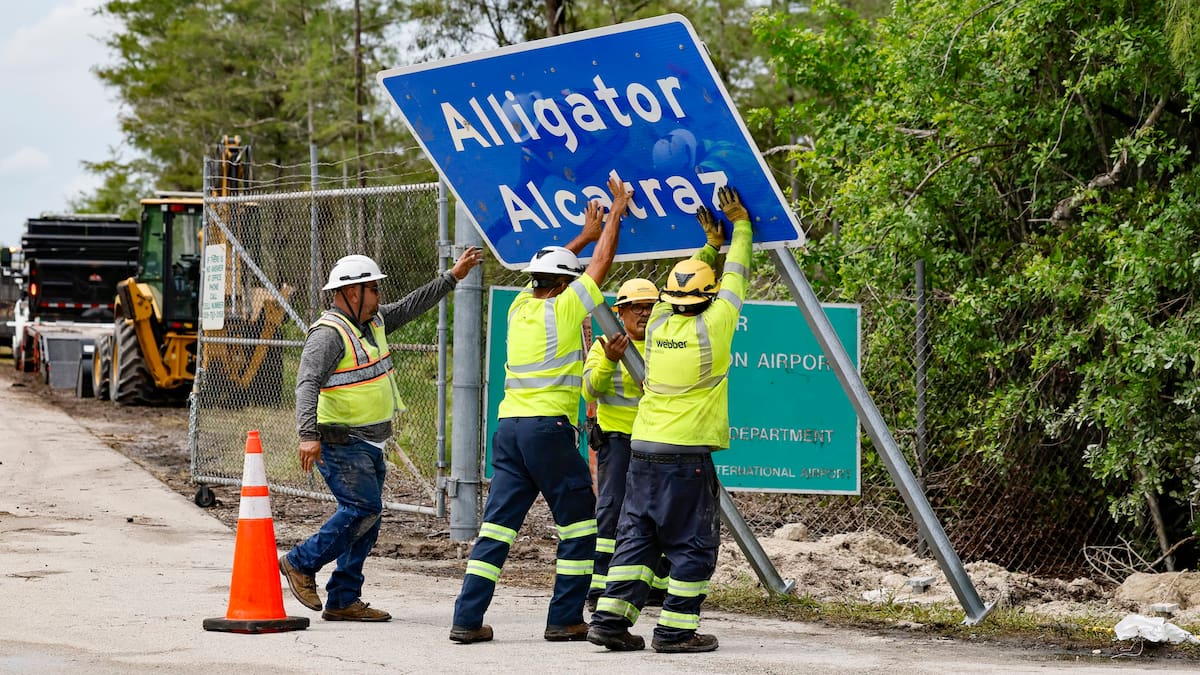 Alligator Alcatraz: cierran el centro de detención migratoria de Florida