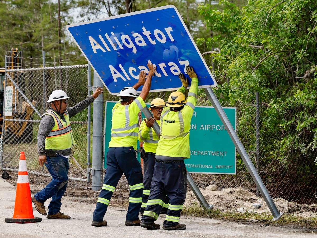 Alligator Alcatraz: cierran el centro de detención migratoria de Florida