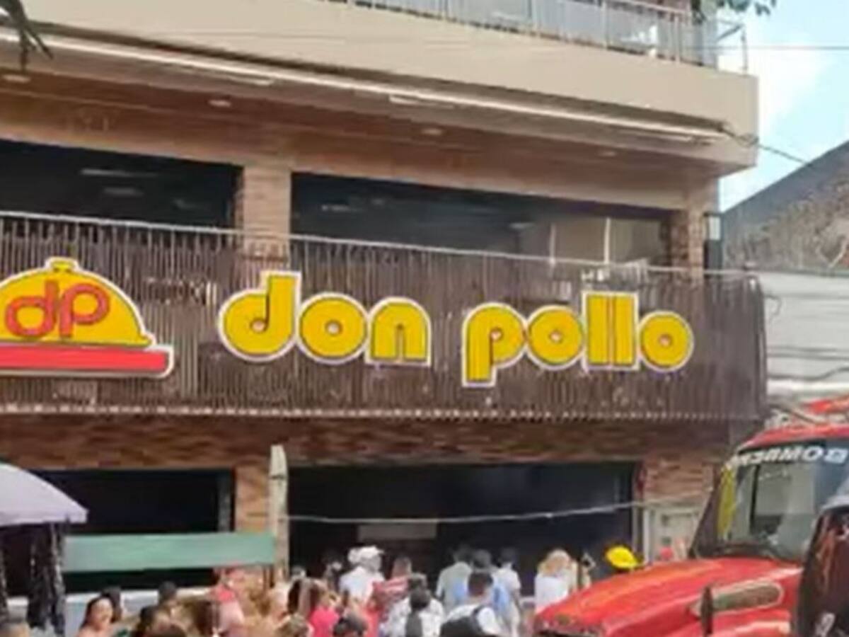 Se incendió un restaurante del centro de Ibagué