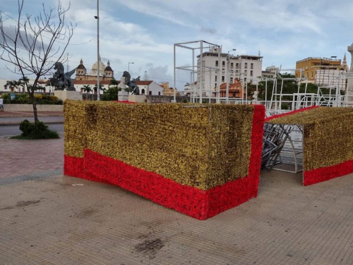 Quejas por alumbrado navideño en Cartagena