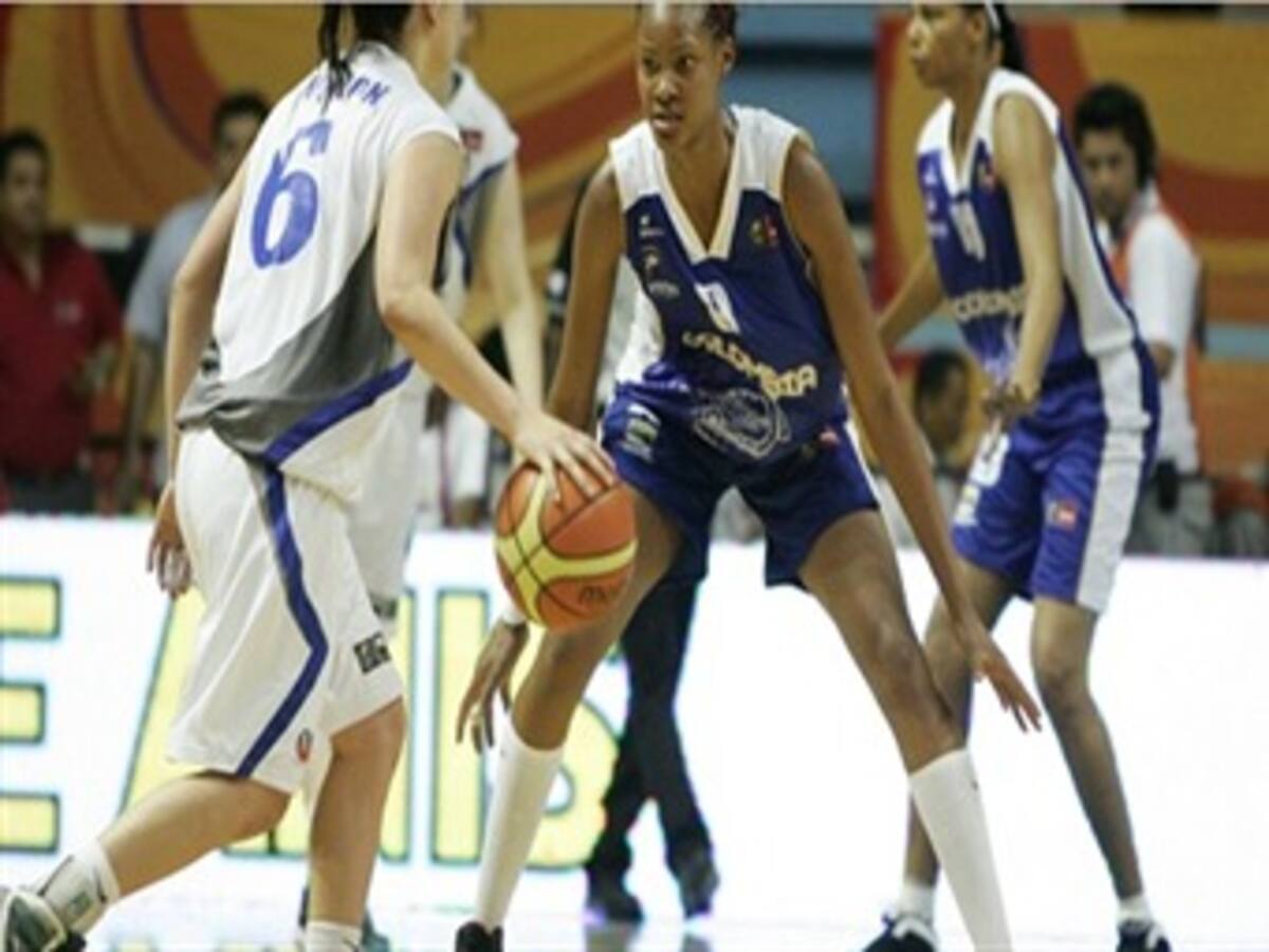 La selección Colombia de baloncesto femenino cayó en su segundo partido