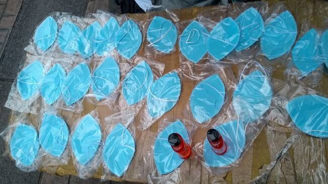 Tapabocas y elementos de protección