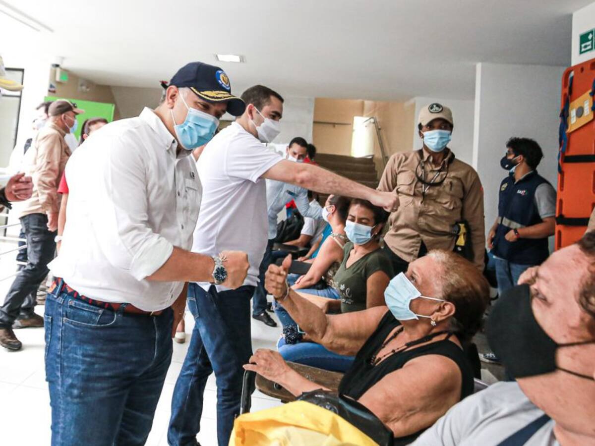 Presidente Iván Duque visitó punto de vacunación Cedesarrollo en Cartagena
