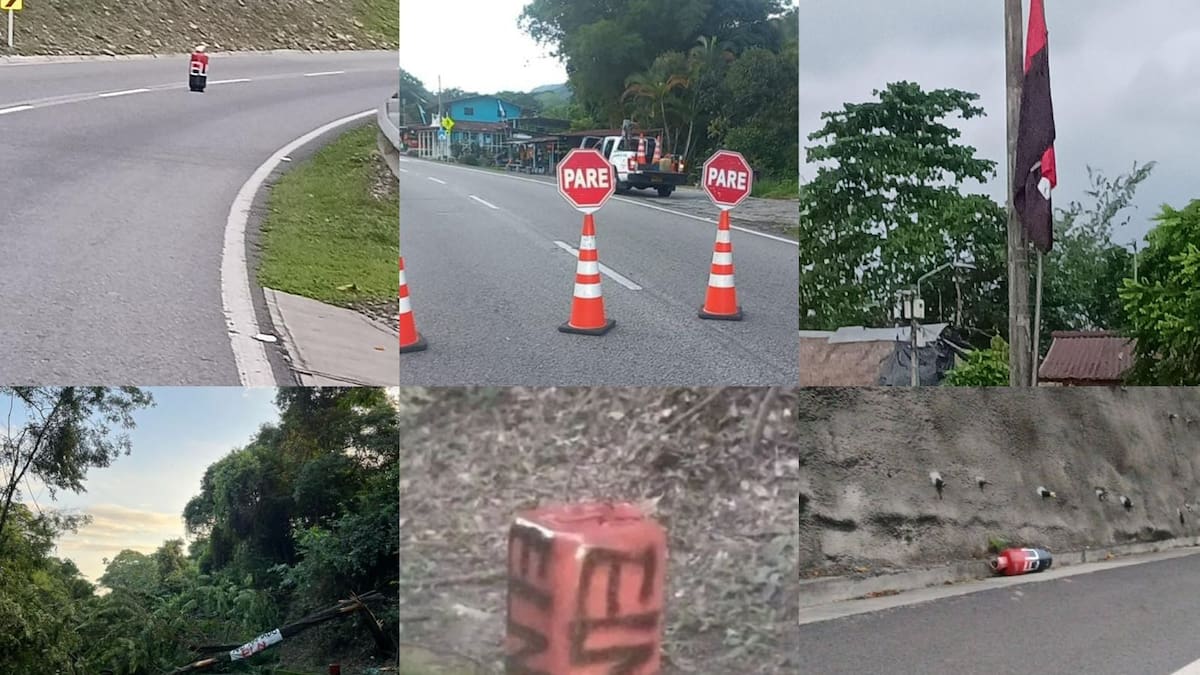 Hay varias vías cerradas en Norte de Santander, por la presencia de cilindros y paquetes sospechosos