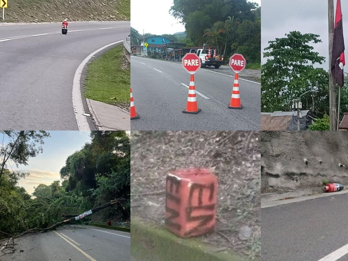 Hay varias vías cerradas en Norte de Santander, por la presencia de cilindros y paquetes sospechosos