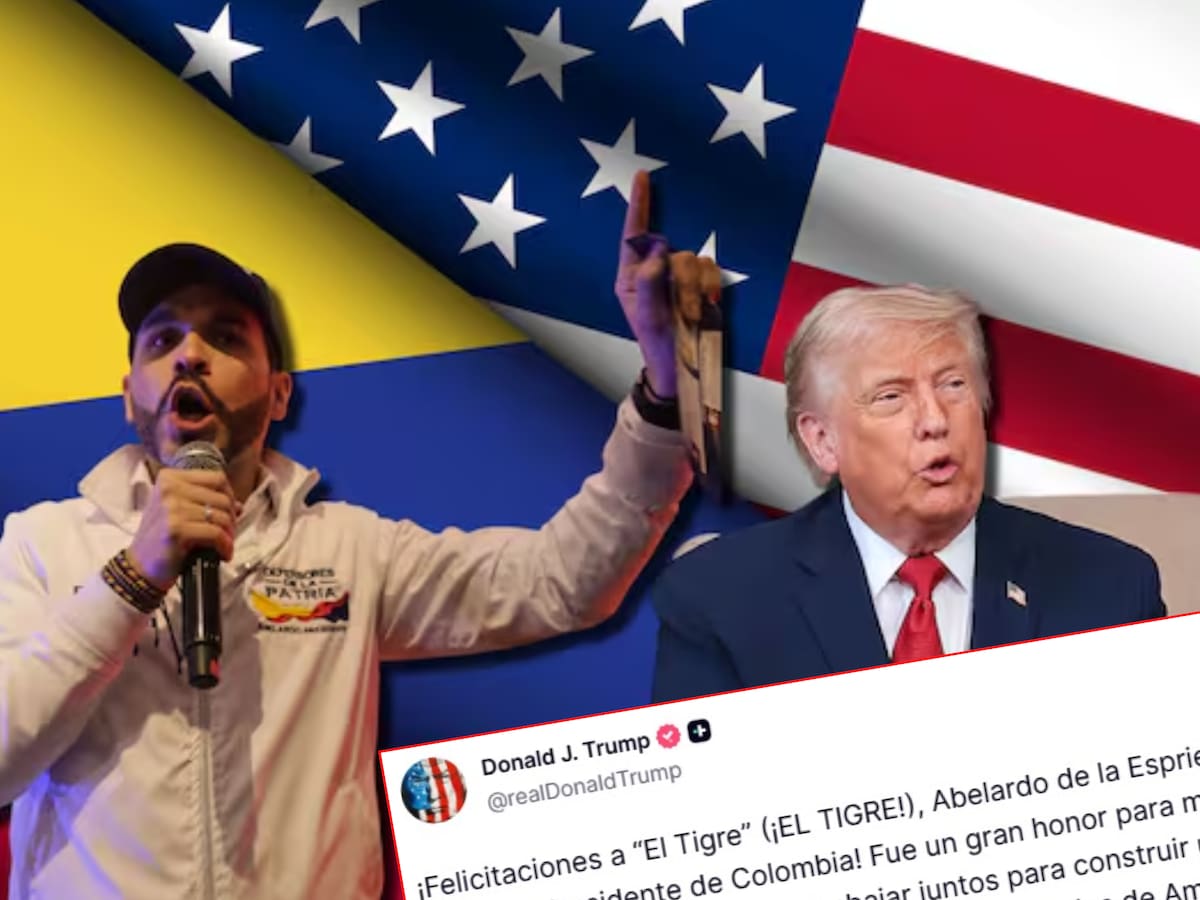 Trump asegura que la relación con Colombia será “mucho mejor” tras triunfo de De la Espriella